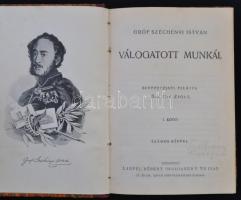 Széchenyi István válogatott munkái I.-II. (Remekírók Képes Könyvtára. Budapest, Lampel R. (Wodianer ...