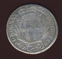 Német Államok/Fulda 1763. 20Kr Ag VIII.Henrik T:4 k, kis ph RR!