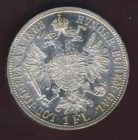 Ausztria 1883. 1Fl Ag T:1/2+