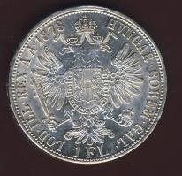 Ausztria 1878. 1Fl Ag T:1/2+