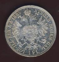 Ausztria 1885. 1Fl Ag T:1/2-