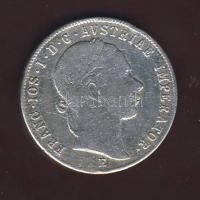 Ausztria/magyar verdejel 1853E 20Kr Ag T:4 R!