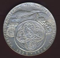 Csehszlovákia 1978. "Besztercebánya-Szlovák Numizmatikai Egyesület" Ag 59,5g Hungarika! T:...