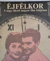 1957 Az Éjfélkor(Ruttkai Éva, Gábor Miklós) című film plakátja, hajtott szakadással, 80x56 cm