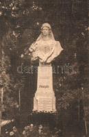 Pöstyén, Piestany; Erzsébet szobor, Központi divatáruház kiadása / Elisabeth statue (EK)
