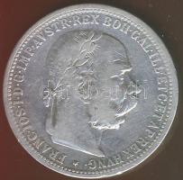 Ausztria 1897. 1K Ag T:3/3- R!