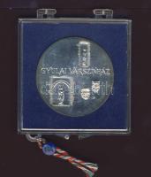 Modern Ag plakett "Gyula-várszínház" T:BU Eredeti ÁPV plombált tokban!