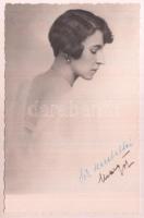 cca 1920 Ismeretlen ifjú hölgy portréfotója, aláírt, 14x9 cm.
