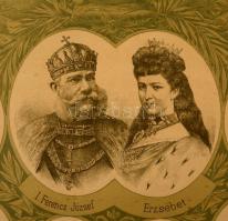 cca 1896 Magyarország ezredévi fennállásának emlékére. Magyarország uralkodói egy évezreden át.
Nag...