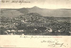 9 db RÉGI horvát városképes lap; Lussingrande és Lussinpiccolo, vegyes minőség / 9 pre-1945 Croatian...