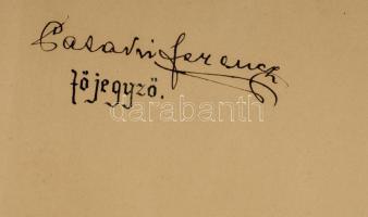 1898 A Marosvármegyei Tankerüteli Tanító Egylet tiszteleti tagsági díszoklevele Wekerle László tanfe...