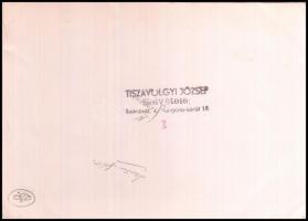 Tiszavölgyi József (1909-?) : Ikarusz buszok. Leica felvétel. Pecséttel jelzett fotó. 18x12 cm