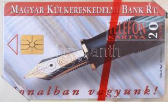 MKB telefonkártya. Bontatlan, emléklappal