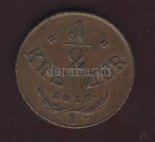 Ausztria/magyar verdejel 1816B 1/2Kr T:3