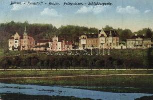 Brassó, Kronstadt, Brasov; 5 db régi képeslap / 5 pre-1945 postcards