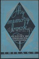 1933 Chicago, My memory book of the century of progress exhibitions, kitöltetlen