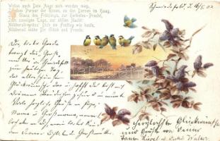 10 db RÉGI hosszú címzéses virágos üdvözlőlap, vegyes minőség / 10 pre-1901 floral greeting cards, mixed quality