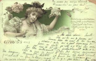 10 db RÉGI hosszú címzéses virágos üdvözlőlap, vegyes minőség / 10 pre-1901 floral greeting cards, m...