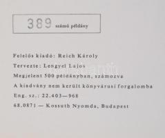 Reich Károly (1922-1988): Rajzok Nagy László "Két sörényes" c. verséhez. Bp., 1968, Kossut...