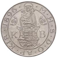 10db-os különleges magyar ezüstveret tétel a korona és pengő időszakából: 1896KB Tallér Ag "Fer...