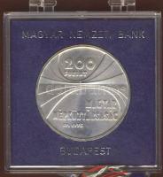 1975. 200Ft Ag "MTA" T:BU Eredeti MNB plasztiktokban!