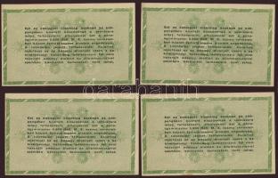 1946. 50.000AP hátoldali vékonybetűs szöveggel vízjel nélkül, sok lemezhibával, benne gépszínátnyoma...