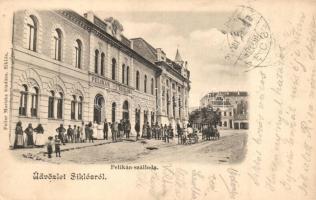 Siklós, Pelikán szálloda. Feiler Mariska kiadása