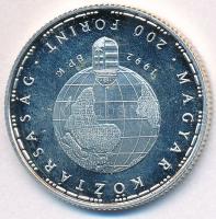 1992. 200Ft Ag "Veszélyeztetett állatvilág - gólya" T:1-(PP) kis patina
Adamo EM126