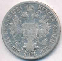 Ausztria 1881. 1Fl Ag "Ferenc József" T:2-
Austria 1881. 1 Florin Ag "Franz Joseph&q...