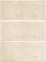 Németország / Weimari Köztársaság 1923. 1.000.000M (7x) betűjel nélküli, "A" és "B&qu...