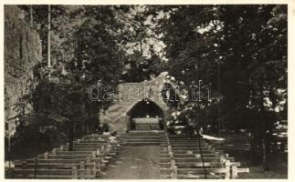 Budapest II. Hűvösvölgy, Magyar Szentföld Templom - 2 db régi képeslap / 2 pre-1945 postcards