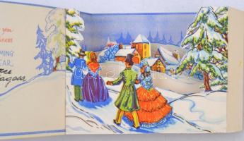 50 db VEGYES karácsonyi üdvözlő motívumlap, vegyes minőség / 50 mixed Christmas greeting motive card...