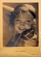 Eggerth Márta és Kathe von Nagy 16 darabos (8-8) rajongói képeslap gyűjtemény kis albumban / 16 pre-...