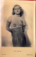 Lilian Harvey és Renate Müller 14 darabos (7-7) rajongói képeslap gyűjtemény kis albumban / 14 pre-1...