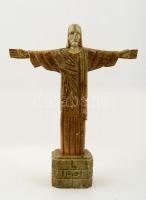 A Riói Megváltó Krisztus alabástrom másolata, m:22 cm