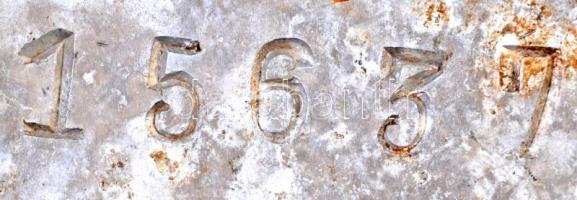 1944. "Tábori Biztonság" Al tábla, hátoldalon beütött ötjegyű sorszám "15637" (1...