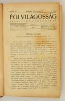 1925 Égi villágosság. Spiritiszta folyóirat. Szerk.: Pátkai Pál. Szerk.: Pátkai Pál. Viseltes félvás...