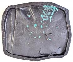 1975. "MMG (Mechanikai Mérőműszerek Gyára) Automatika Művek 75 éves" Br plakett (102x121mm...