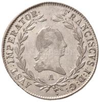 Ausztria 1811A 20kr "I. Ferenc" (6,69g) T:2,2- / Austria 1811A 20 Kreuzer "Franz I" (6,69g) C:XF,VF Krause KM#2142