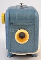 Elzet fém diavetítő, viseltes karton dobozban, 25x9x17 cm