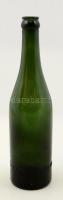 Régi sörös palack, Dreher Haggenmacher RT Serfözdék Budapest Kőbánya felirattal, 0,45 l, hibátlan, m:26 cm