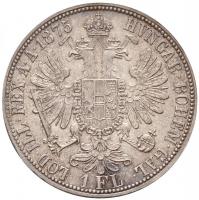 Ausztria 1875. 1Fl Ag "Ferenc József" (12,35g) T:1 / Austria 1875. 1 Florin Ag "Franz...