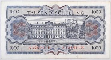 Ausztria 1966. 1000Sch T:III szép, ropogós papír / Austria 1966. 1000 Schilling C:F nice, crunchy pa...