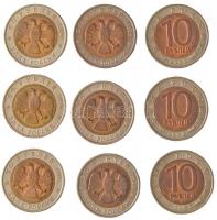Szovjetunió 1991. 5R "Bagoly" + 1991. 5R "Hegyi kecske" + Oroszország 1992. 10R ...