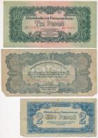 1944. 1P-100P "A Vörös Hadsereg Parancsnoksága" (10x) T:III,III-