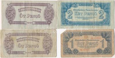 1944. 1P-100P "A Vörös Hadsereg Parancsnoksága" (10x) T:III,III-