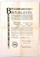 1945 Tiszaigaz, Az Ideiglenes Nemzeti Kormány nagybirtokrendszer megszüntetéséről szóló rendelete alapján kiadott birtoklevél