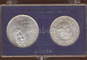 1973. 50Ft Ag + 100Ft Ag "Petőfi" pár T:BU Eredeti plasztiktokban!