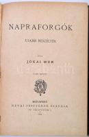 Jókai Mór: Napraforgók. Ujabb beszélyek I-II. Bp., 1890, Révai. Kiadói festett aranyozott illusztrál...