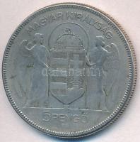1930. 5P Ag "Horthy jobbra" T:3
Adamo P8